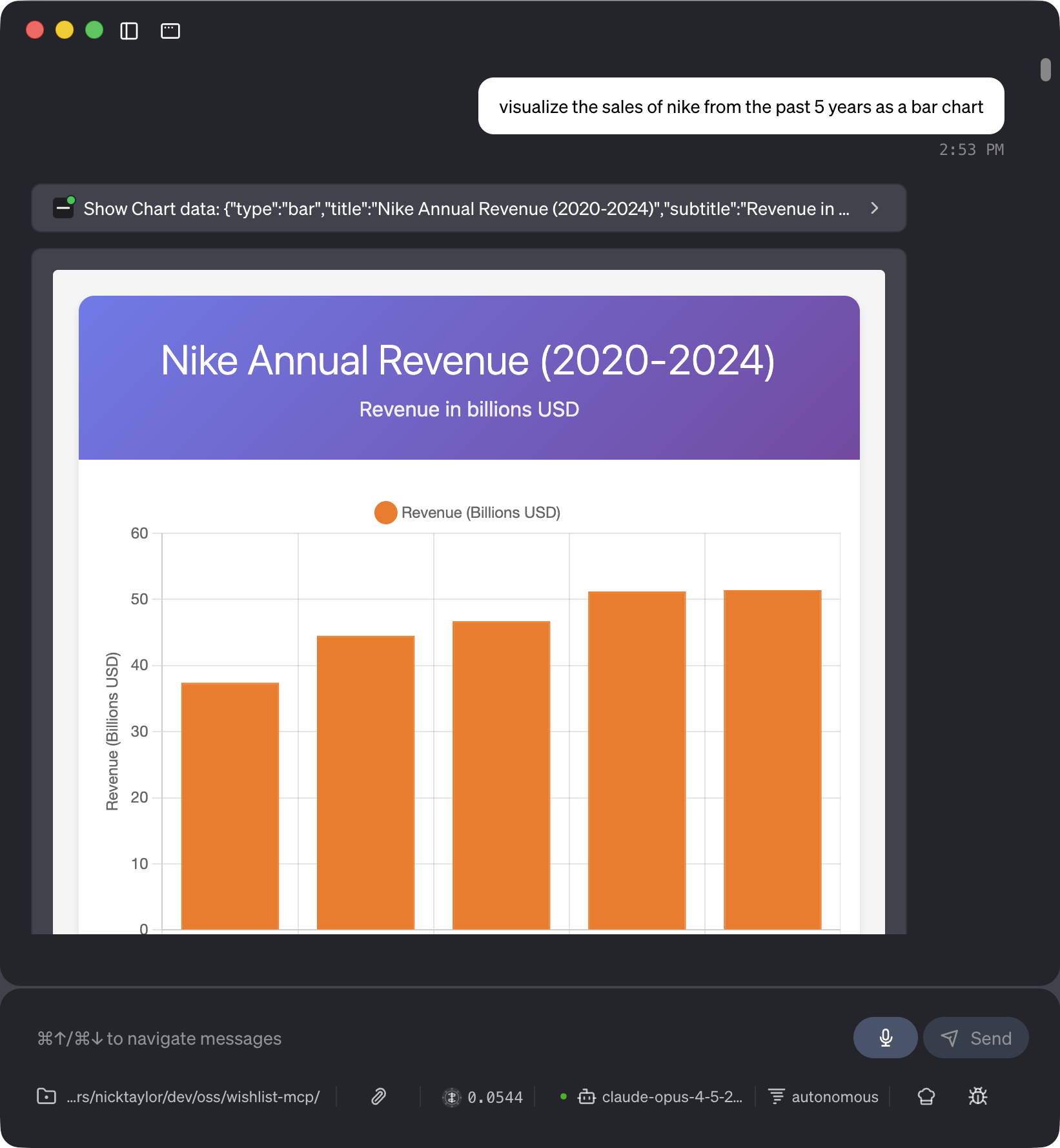 auto-visualizer extension in action